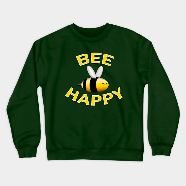 Bee happy Crewneck Sweatshirt by ErMa-Designs